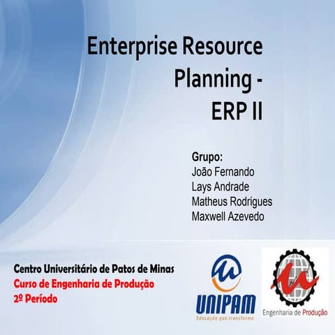 ERP - Enterprise Resource Planning
