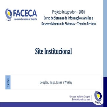 Site Institucional em WordPress