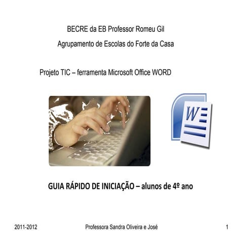 Guia rápido de utilização do word | PPT