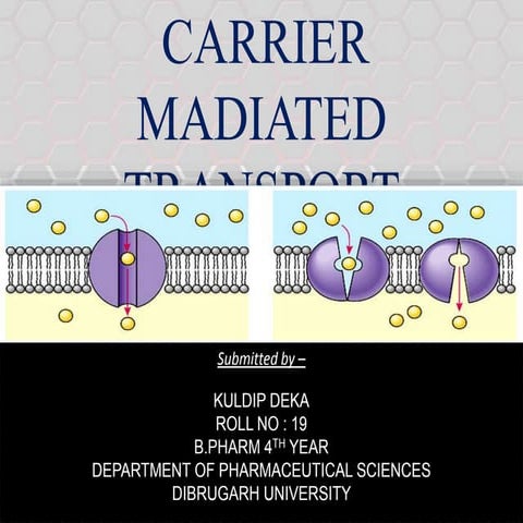 A presentation on Carrier Madiated Transport