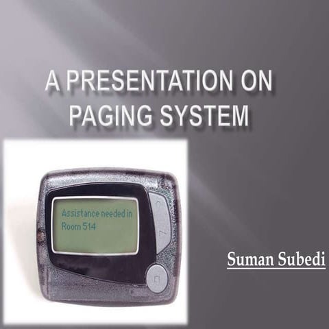 Paging System