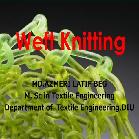 Weft Knitting