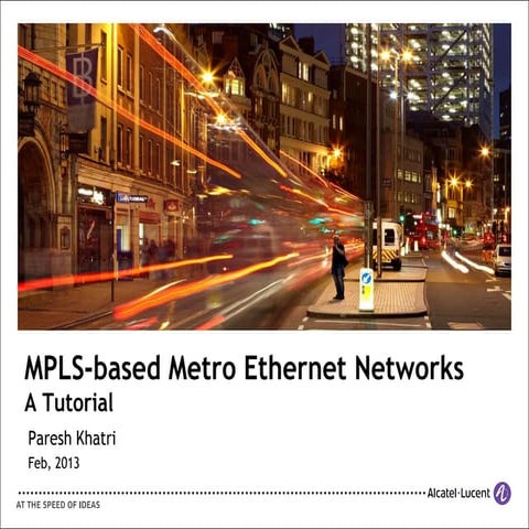 MPLS-Based Metro Ethernet | PPT
