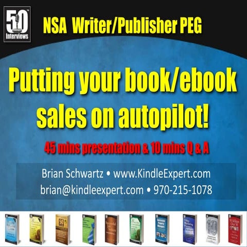 Putting your book & ebook sales on Autopilot