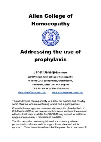 April-2020 - ADDRESSING THE USE OF PROPHYLAXIS.docx