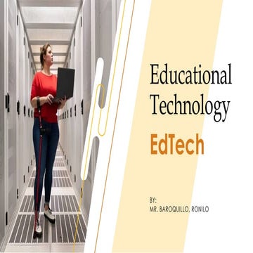 Intro to the Fundamentals of Educational Technology