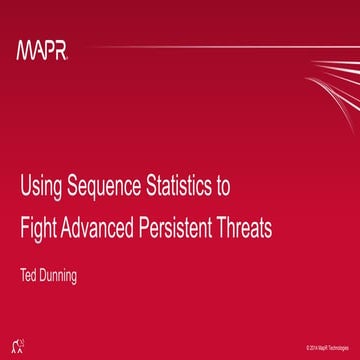 Using Sequence Statistics to Fight Advanced Persistent Threats