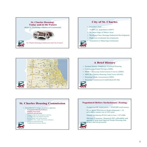 April 2008 St. Charles Housing Policy Summary