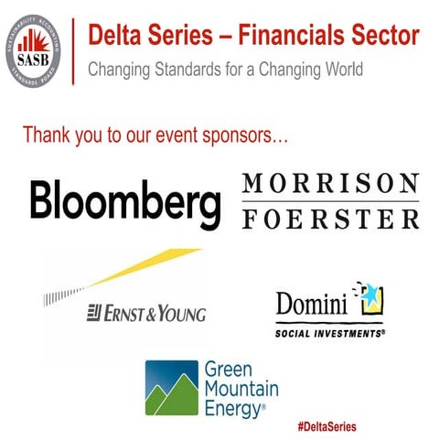 April 16 sasb delta series financials iw gs & standards overview
