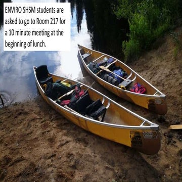 Announcements- Thursday April 18, 2019