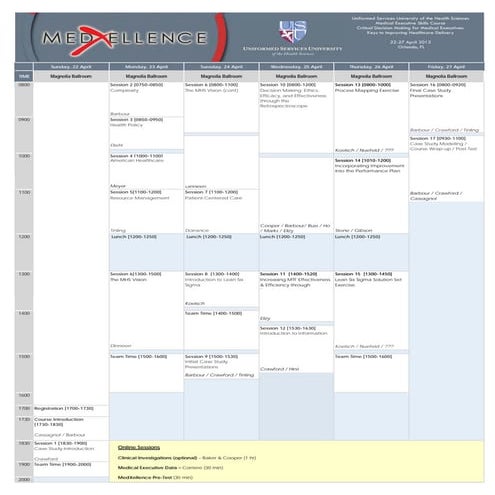 April2012 Course Schedule  