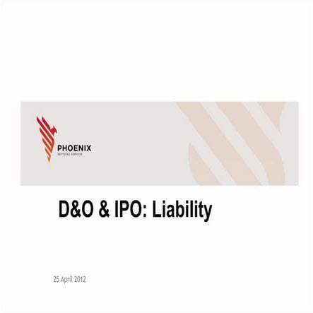 Paul Ostling - Prerequisites to a Successful IPO