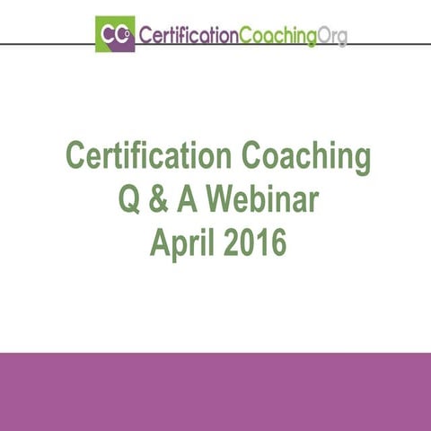 April 2016 Medical Coding Q&A Webinar