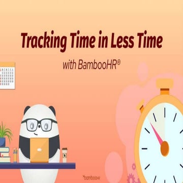 Tracking Time in Less Time with BambooHR