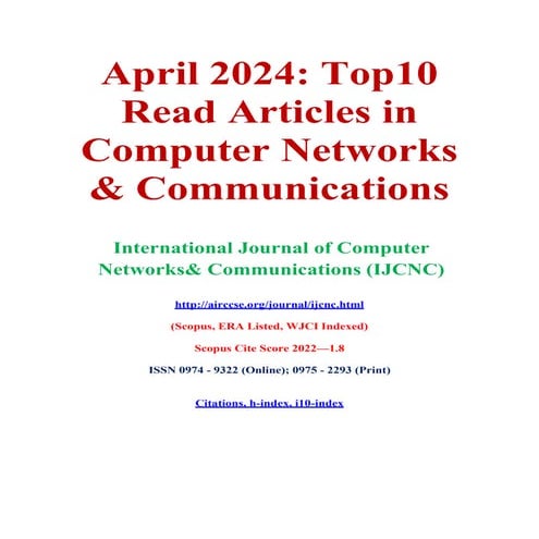 April 2024 - Top 10 Read Articles in Computer Networks & Communications ...