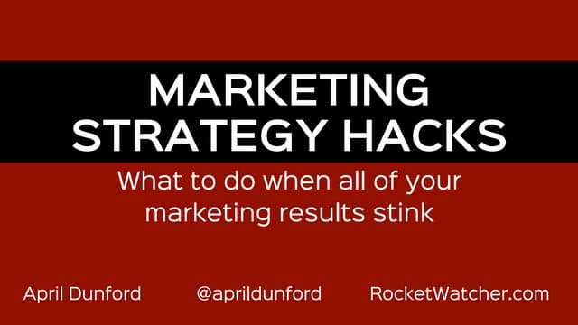 Marketing Strategy Hacks