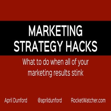 Marketing Strategy Hacks