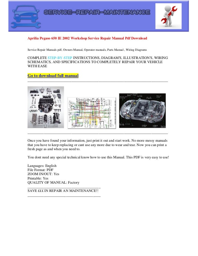 Aprilia Pegaso 650 Wiring Diagram