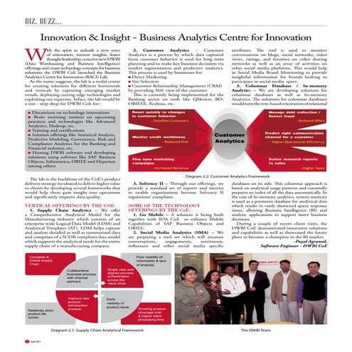 Innovation & Insight - Business Analytics Centre for Innovation