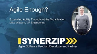 Agile Enough: Going Agile When Everyone Else Isn’t