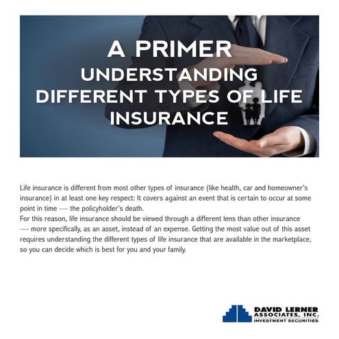 A Primer: Understanding Life Insurance