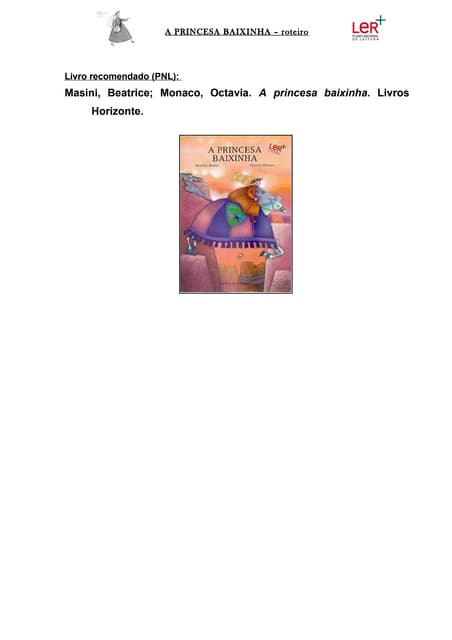 A princesa baixinha roteiro[1]