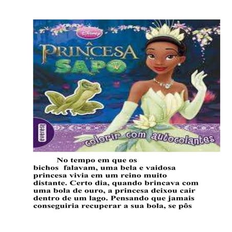 A princesa e a sapo
