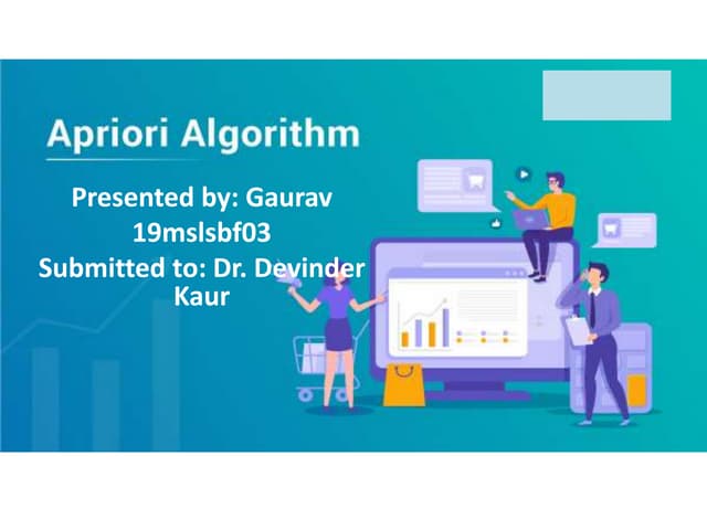 Apriori algorithm