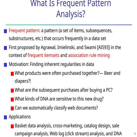 Apriori and FP Growth in Data Warehousing DM .pptx