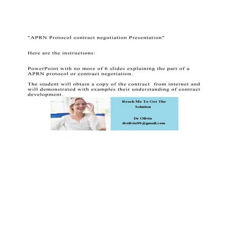 APRN Protocol contract negotiation PresentationHere are .docx