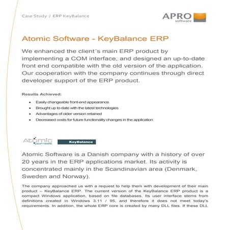 Apro case study atomic software