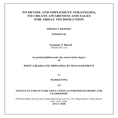 A project on artificial intelligence in recruitment process