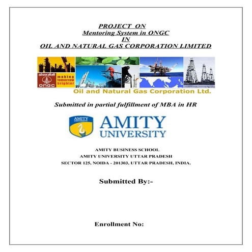 A Project on Mentoring System in ONGC