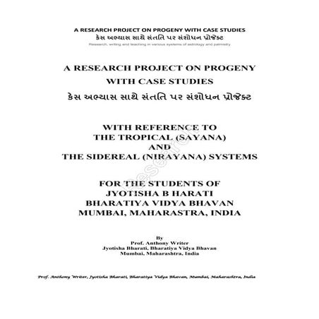 A project on progeny with case studies