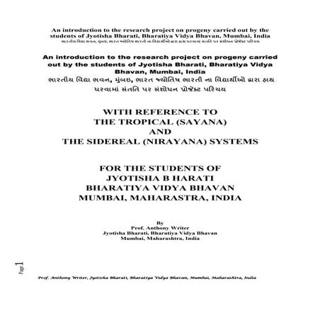 A project on progeny with case studies writing 