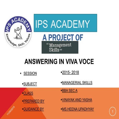 A project on viva voce ppt.12