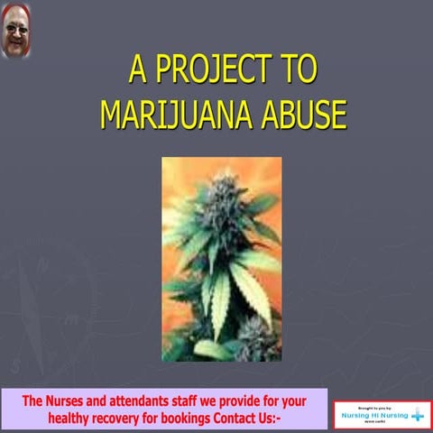 A project to marijuana abuse
