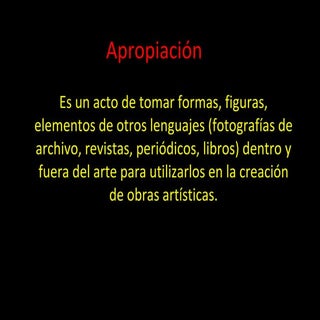 Apropiacion