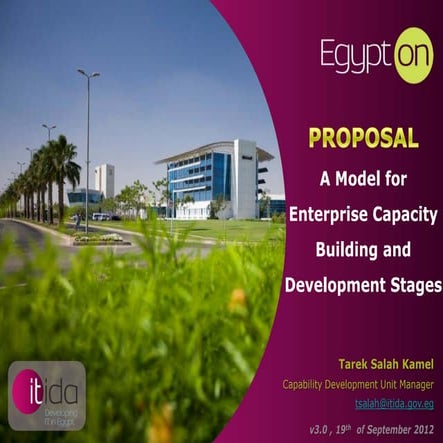 A propsoed model for enterprise capacity building and development stages