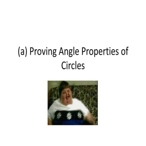A) proving angle properties of circles 2