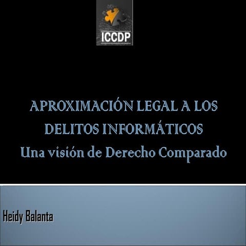Mapa mental sobre prevencion de los delitos informaticos | PPTX