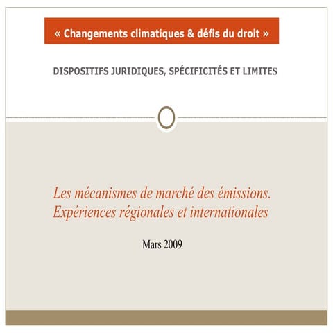 Mecanismes d.echange emissions