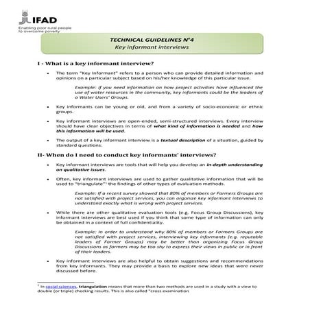 APR Workshop 2010-M&E-TG4 key informant interviews | DOC