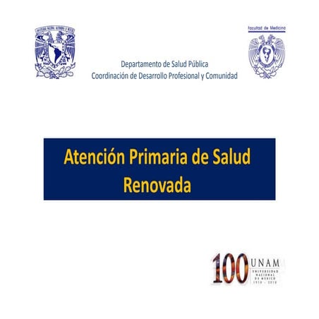 Aps ATENCION PRIMARIA DE SALUD | PDF