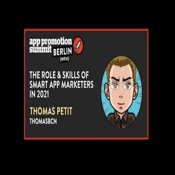 The role & skills of smart app marketers in 2021 by @thomasbcn