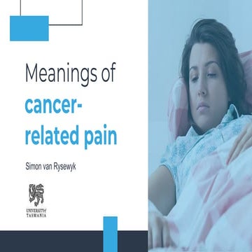 Meanings of cancer-related pain
