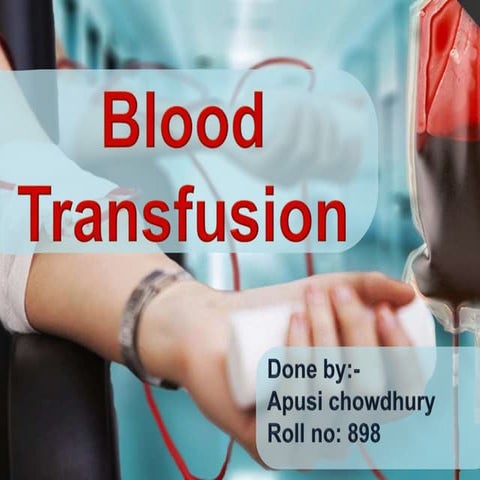 blood transfusion