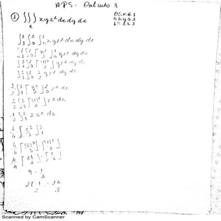 Aps calculo 3 | PDF