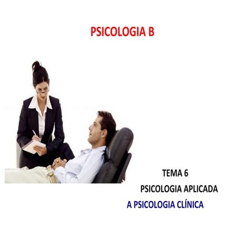 A psicologia clínica