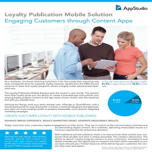 Loyalty Publication Mobile Solution